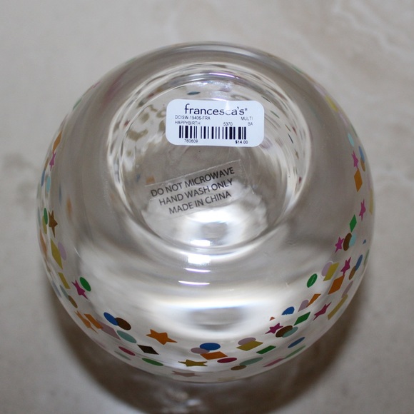 Francesca’s Happy Birthday Wine Glass (NWT) - Picture 5 of 6